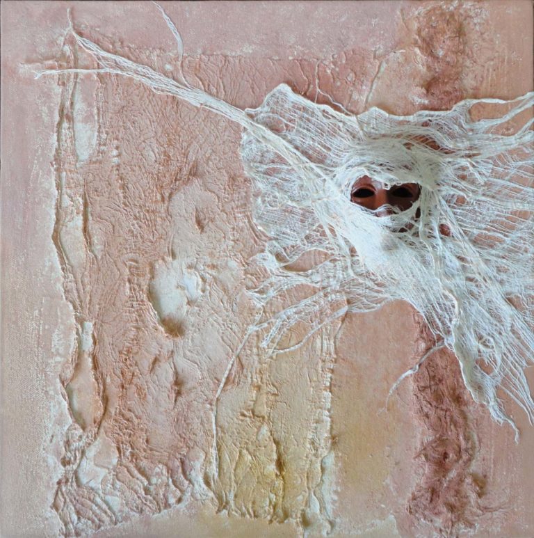 Tomek - Châssis 3D 40x40cm - Mixed Media