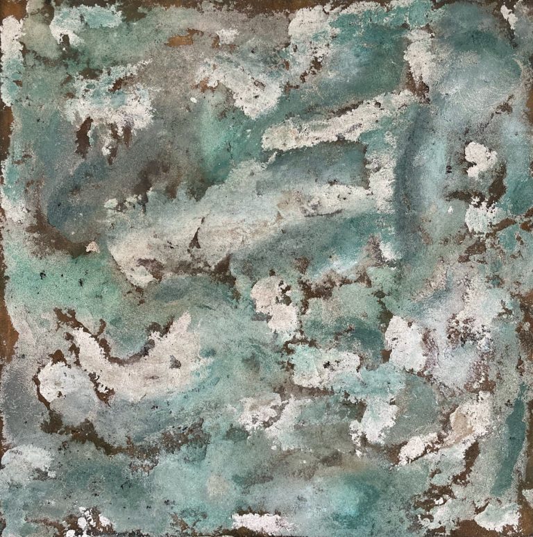 Laguna - Châssis 3D 70x70cm résiné