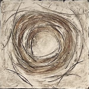 Boule de Feu - Châssis 3D 50x50cm