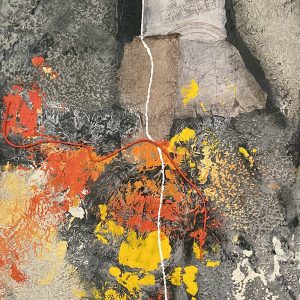 Honoku (Collage) - Châssis 3D 50x70cm