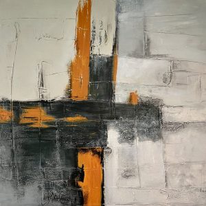 Kheona (Acrylique) - Châssis 3D 80x80cm