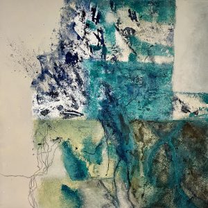 Moana (Acryl. Fluides) - Châssis 3D 40x40cm